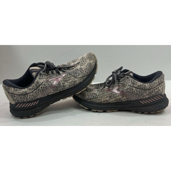 Brooks Women's Adrenaline GTS 21 Support Running Shoes Almond Metallic Pink 9.5B - Picture 4 of 8